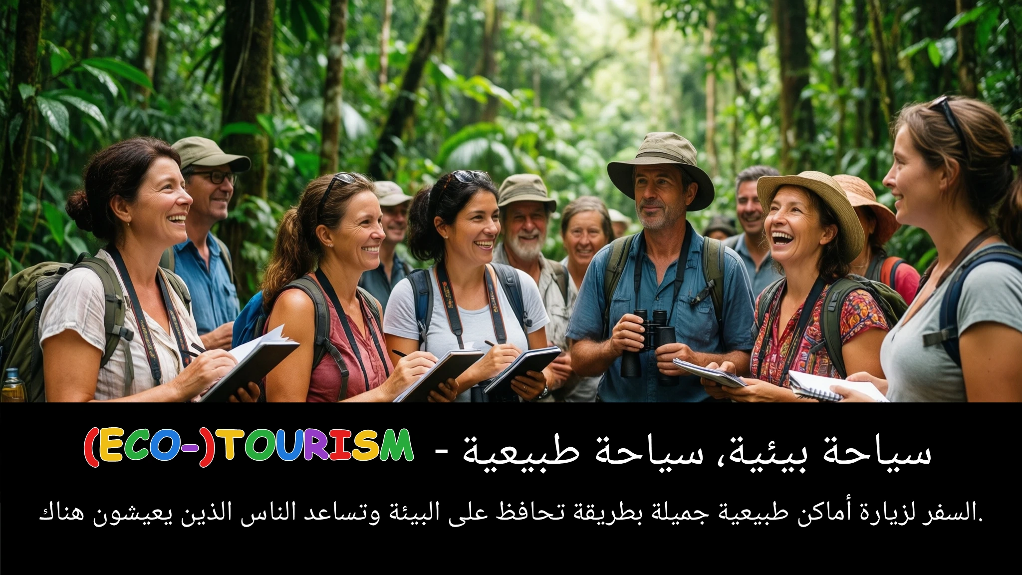 Arabic Illustration for (eco-)tourism